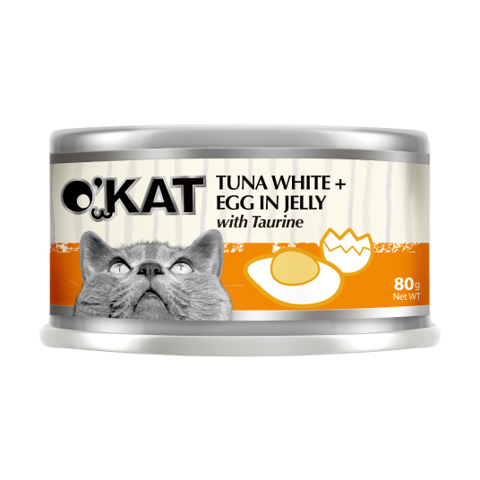 O’KAT。Tuna White+Egg In Jelly