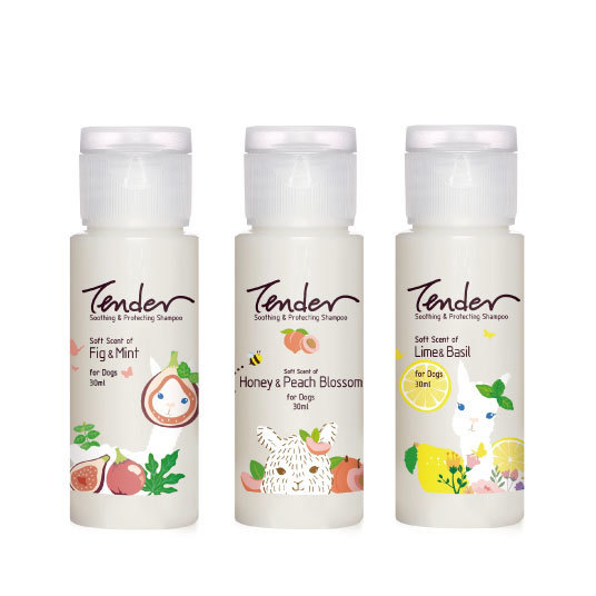 TENDER 天生溫柔。寵物沐浴露旅行瓶